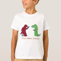 Chemise Dinosaure Cute, Amateurs De Thé Punny 'Tea