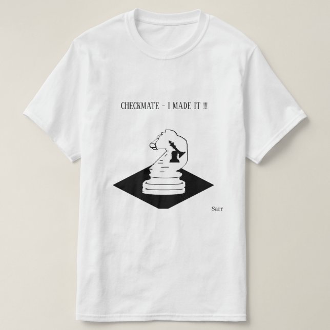 T-SHIRT CHEMISE ;  DIPLÔMÉ  (Design devant)