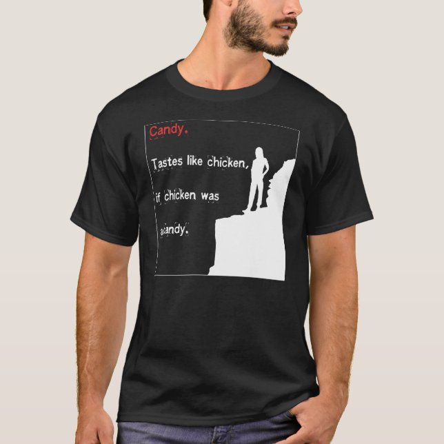 T-shirt Chemise d'obscurité de la sucrerie PSA (Devant)