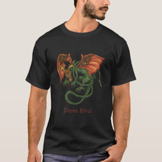 T-shirt Chemise d'obscurité d'oiseau de Piasa