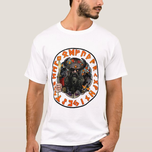 T-shirt Chemise d'ODIN Rune (Devant)