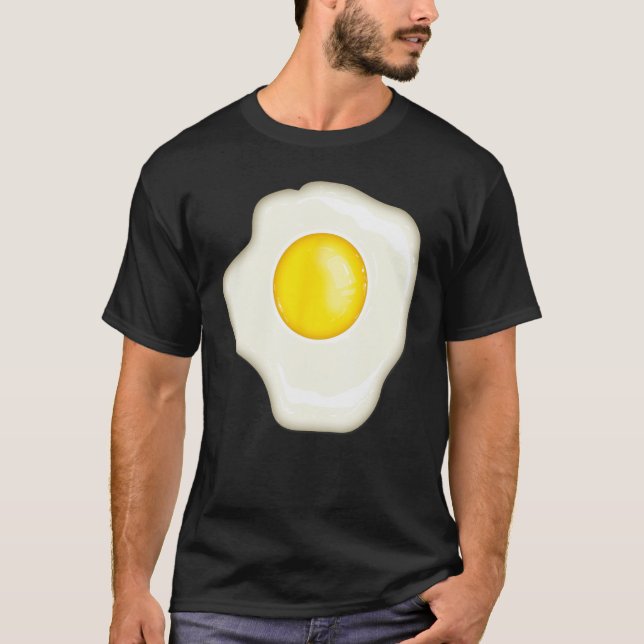 T-shirt Chemise d'oeuf frite Cool Sunny Side Up Amateurs d (Devant)