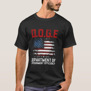 T-shirt Chemise Doge Département Doge De L'Efficacité Gouv