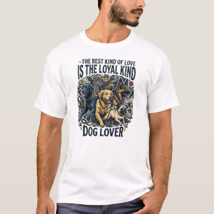 T-shirt Chemise DogLover Chien Fidèle Amour Famille Lien C