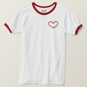 T-shirt Chemise d'OliJollyArt de coeur