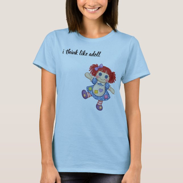 T-shirt chemise doll design (Devant)