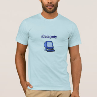 T-shirt chemise d'ordinateur d'iCompute