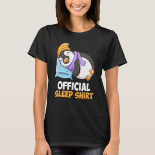 T-shirt Chemise Dormir Du Pingouin Drôle