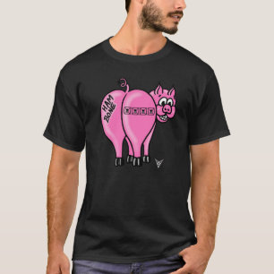 T-shirt chemise d'os de jambon