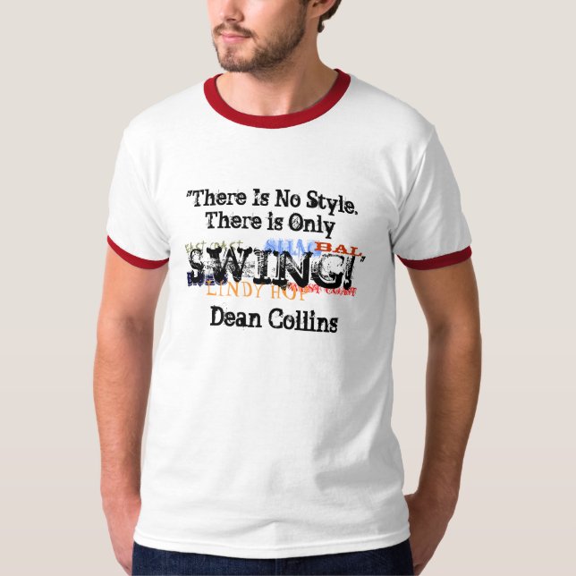 T-shirt Chemise d'oscillation. TOUT EST OSCILLATION (Devant)