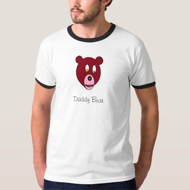 T-shirt Chemise d'ours de papa (Devant)