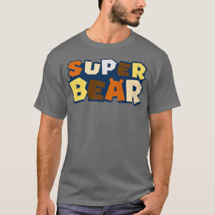 T-shirt Chemise d'ours gay avec drapeau de la fierté d'our