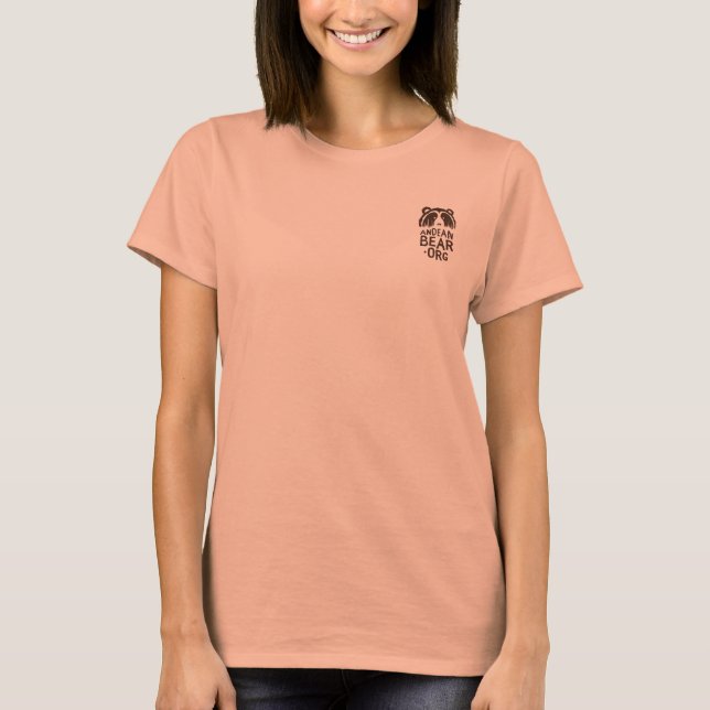 T-shirt Chemise d'ours rouge des Andes de Sarita pour les  (Devant)