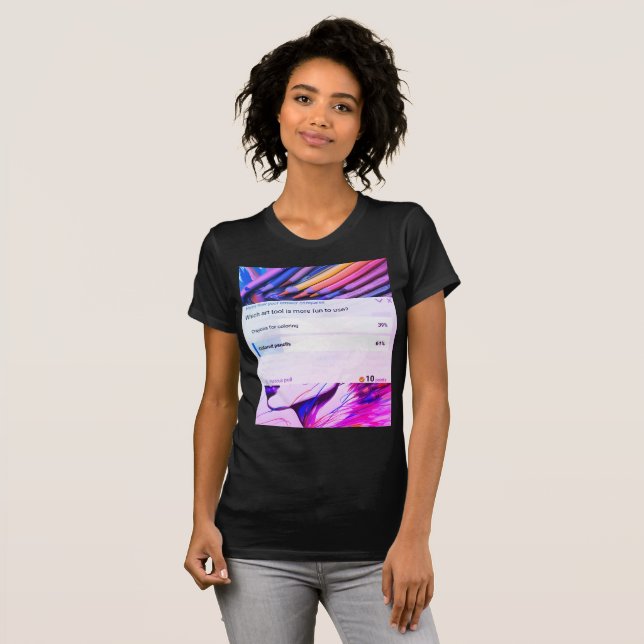 T-shirt chemise d'outil d'art (Devant entier)