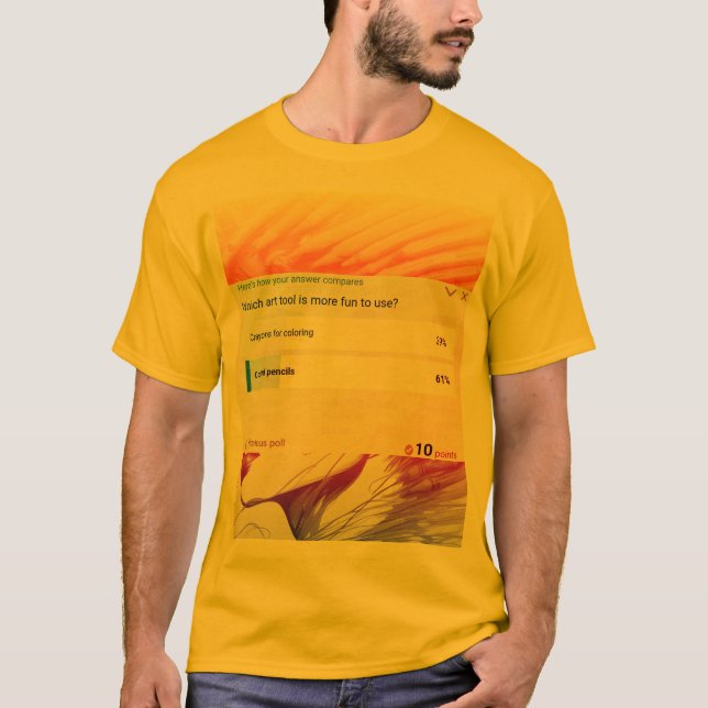 T-shirt chemise d'outil d'art (Devant)