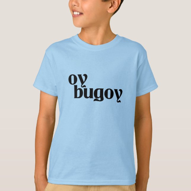 T-shirt Chemise d'Oy Bugoy - demi de demi de juif (Devant)