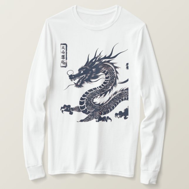 T-shirt Chemise Dragon (Design devant)
