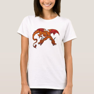 T-shirt Chemise dragon à deux têtes