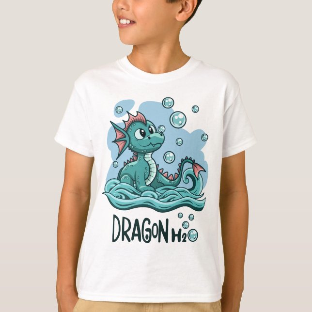 T-shirt Chemise Dragon D'Eau (Devant)