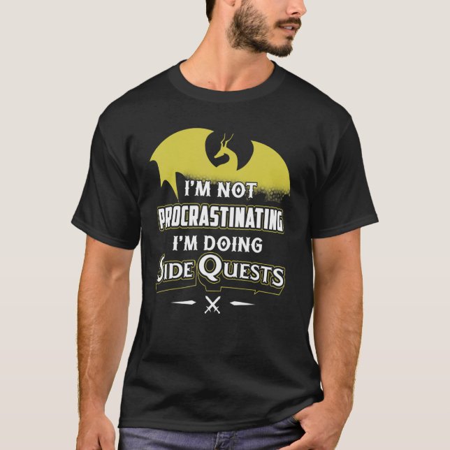 T-shirt Chemise Dragon Je ne proteste pas Je fais Sid (Devant)