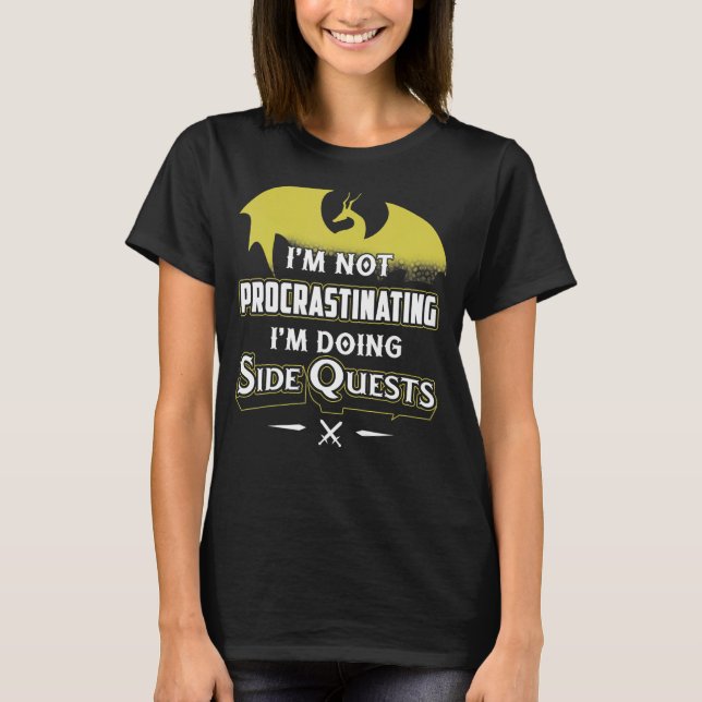 T-shirt Chemise Dragon Je ne proteste pas Je fais Sid (Devant)