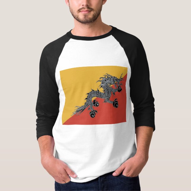 T-shirt Chemise Dragon Noir (Devant)