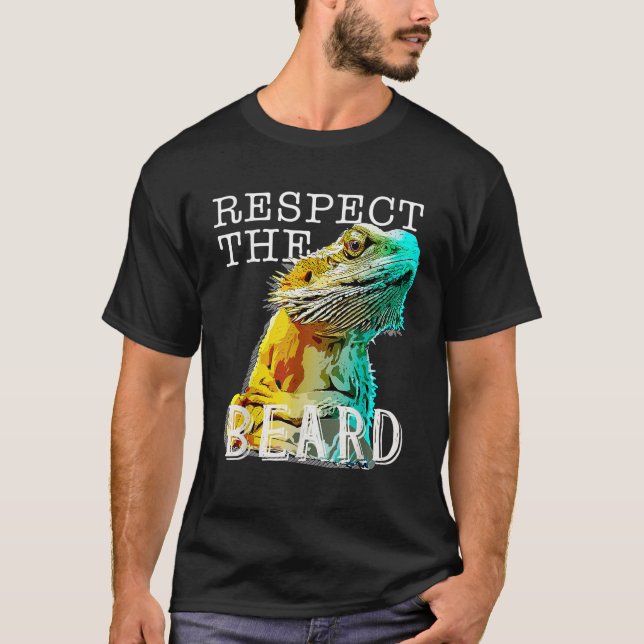 T-shirt Chemise Dragon Pharée Pop Art Pet Lizard Propre (Devant)