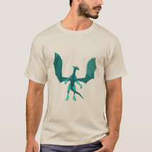 Chemise Dragon turquoise