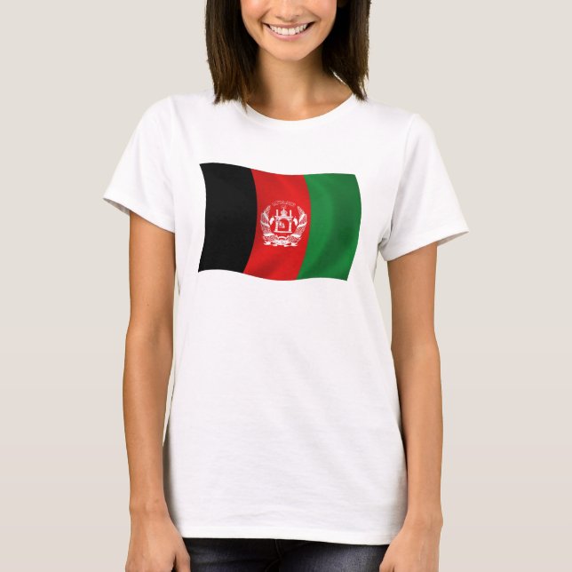 T-shirt Chemise Drapeau Afghanistan (Devant)