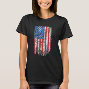 T-shirt Chemise Drapeau Américaine Patriotique 4 juillet V