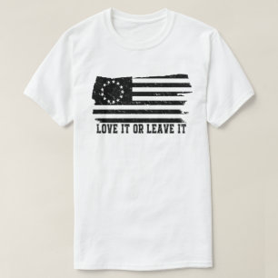 T-shirt chemise drapeau Betsy Ross rush-limbaugh