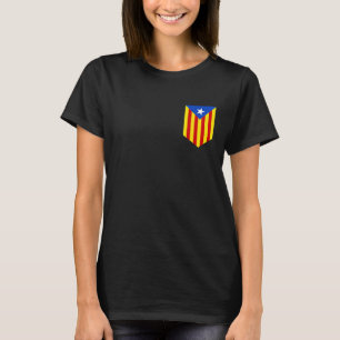 T-shirt Chemise Drapeau Catalane, Catalunya Indépendance C