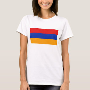 T-shirt Chemise drapeau d'Arménie x carte