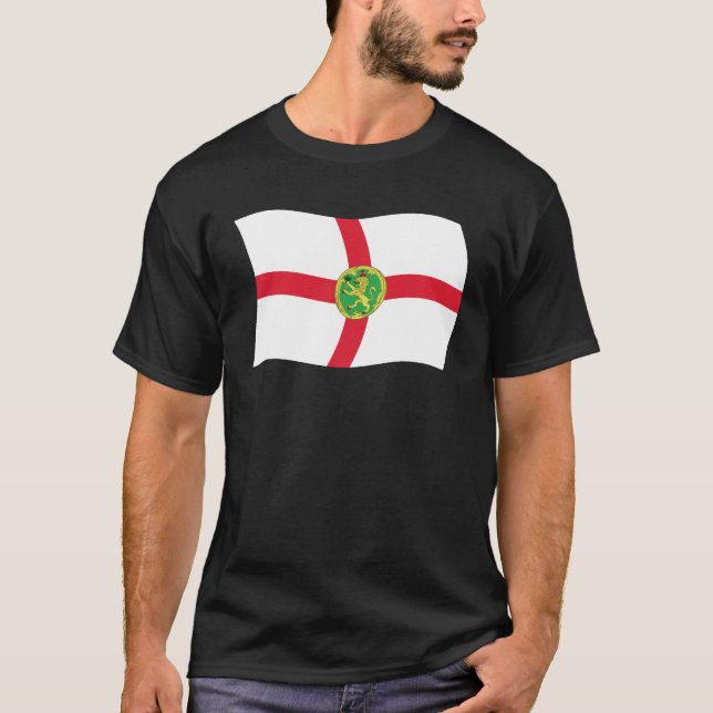 T-shirt Chemise Drapeau d'Aurigny (Devant)