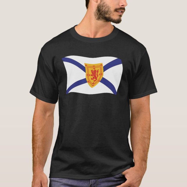 T-shirt Chemise drapeau de la Nouvelle-Écosse (Devant)