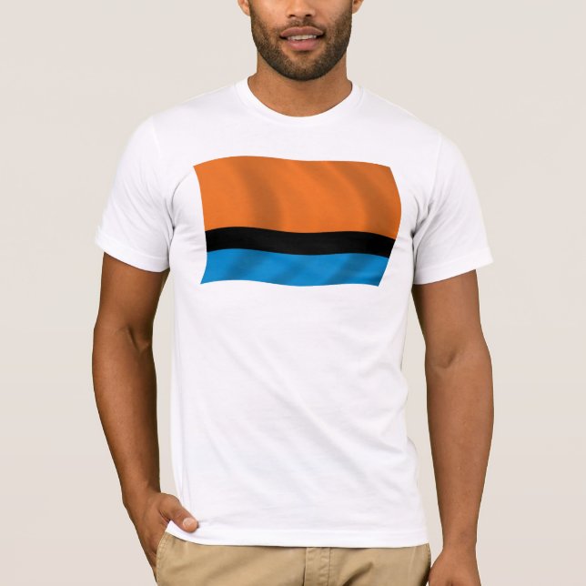 T-shirt Chemise Drapeau des Chagossiens (Devant)