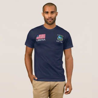 T-shirt Chemise drapeau du Liberia