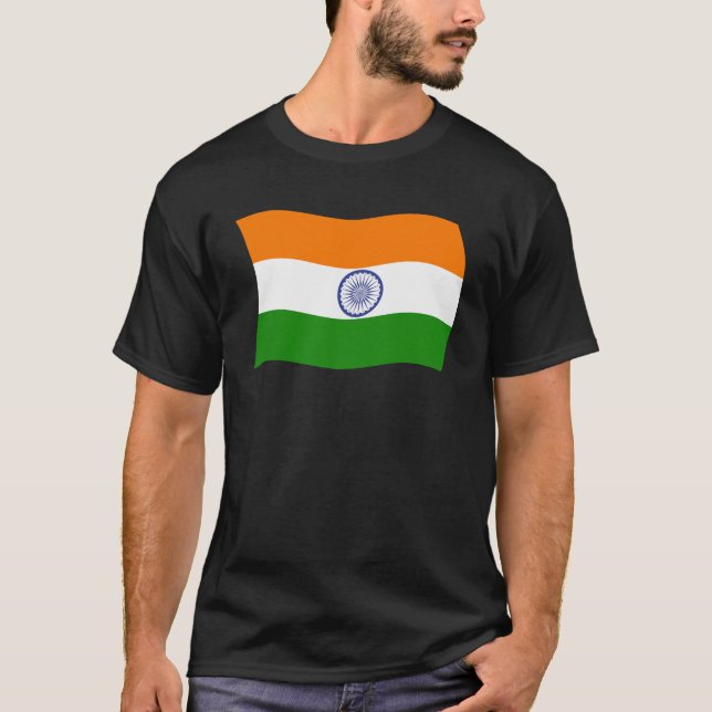 T-shirt Chemise Drapeau Indienne (Devant)