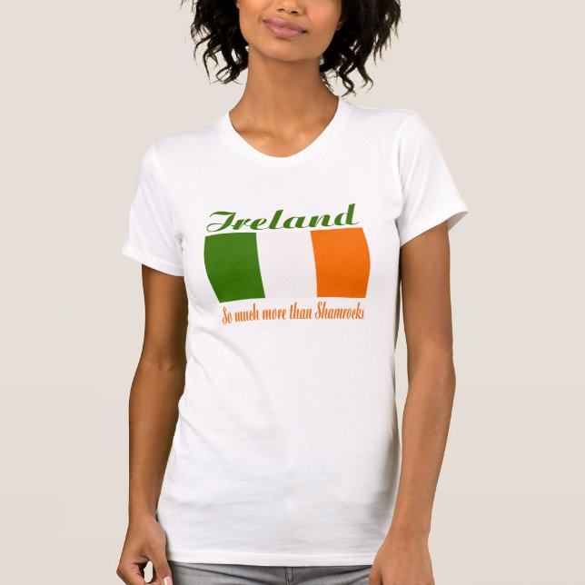 T-shirt Chemise drapeau irlandaise (Devant)