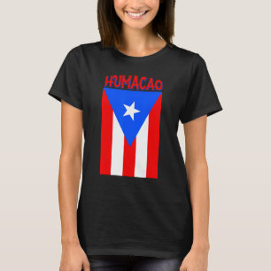 T-shirt Chemise Drapeau Porto Rico Humacao Porto Rico