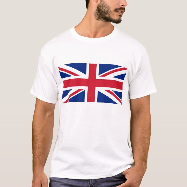 T-shirt Chemise Drapeau Royaume-Uni (Devant)