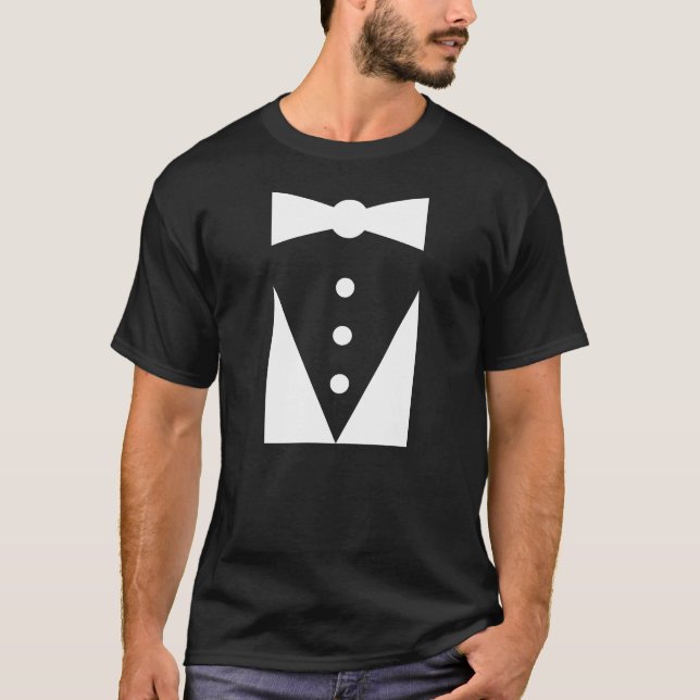T-shirt chemise drôle (Devant)