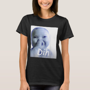 T-shirt Chemise Drôle Ai Bébé Dih Mème Brainrot
