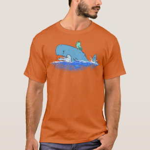 T-shirt Chemise Drôle Avec Oiseau 1