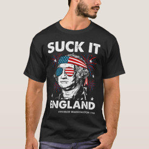 T-shirt Chemise drôle d'Angleterre suceuse du 4 juillet Ge