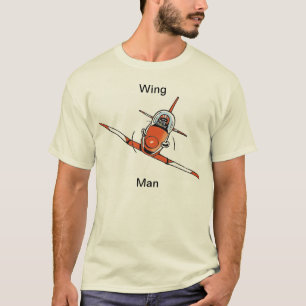 T-shirt Chemise drôle de bande dessinée d'aviation d'hom
