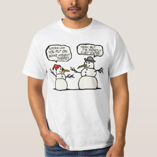 T-shirt Chemise drôle de bonhommes de neige