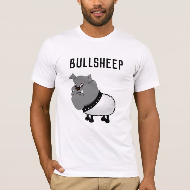 T-shirt Chemise drôle de Bullsheep (Devant)