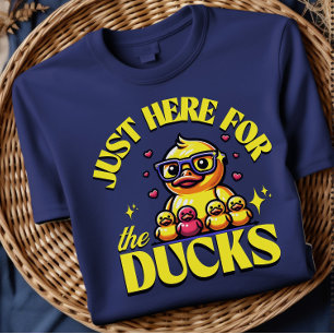 T-shirt Chemise drôle de canard juste ici pour les canards
