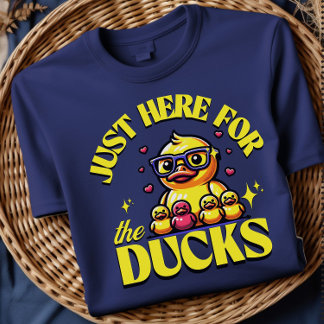 T-shirt Chemise drôle de canard juste ici pour les canards